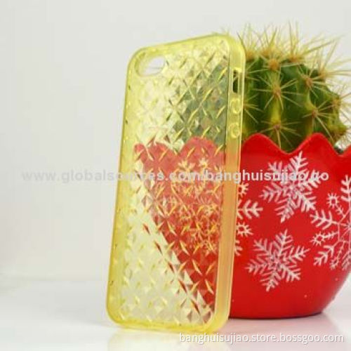 High transparent silk type TPU case for iPhone
